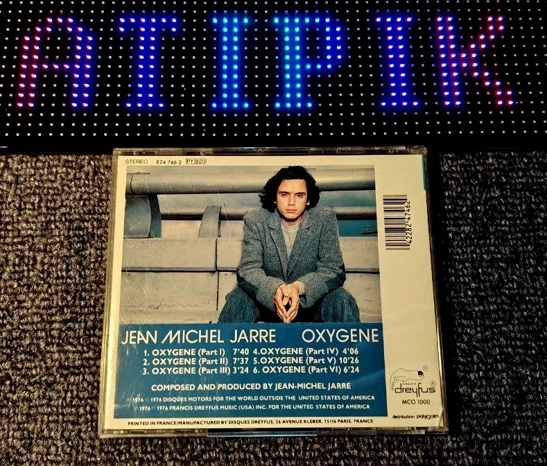 🎟 Jean-Michel Jarre - Oxygène - CD Pressage Original - Dreyfus/Polygram 🈎 – photo 2